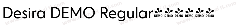 Desira DEMO Regular字体转换